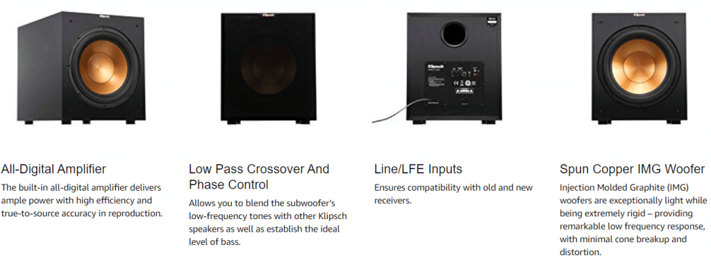 Special Features of the Klipsch R-12SW