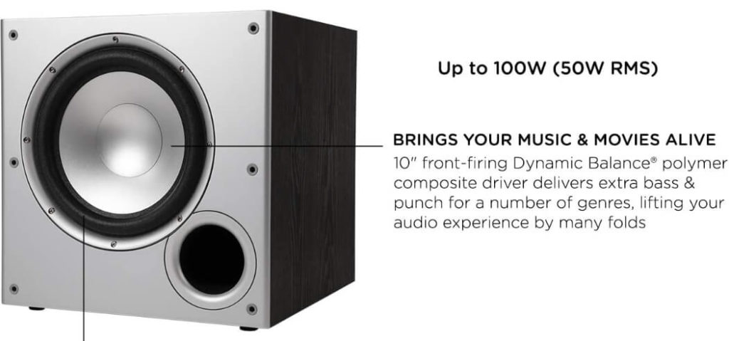 Polk Audio PSW10 features