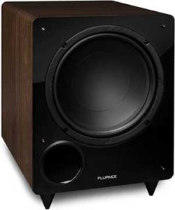 Fluance DB10W 10-inch Low Frequency Powered Subwoofer for Home Theater